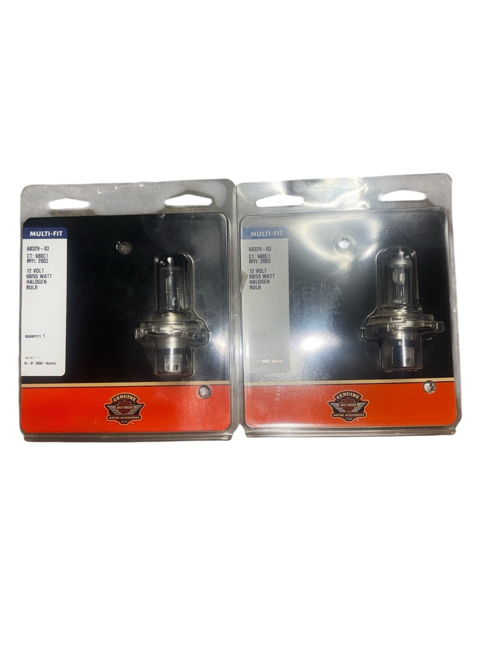 Harley-Davidson Motor Accessories Multi-Fit 12 Volt 60/55 Watt Halogen Bulb